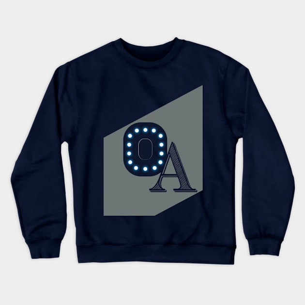 OA Abstract - Light Crewneck Sweatshirt by stormcloudbunny